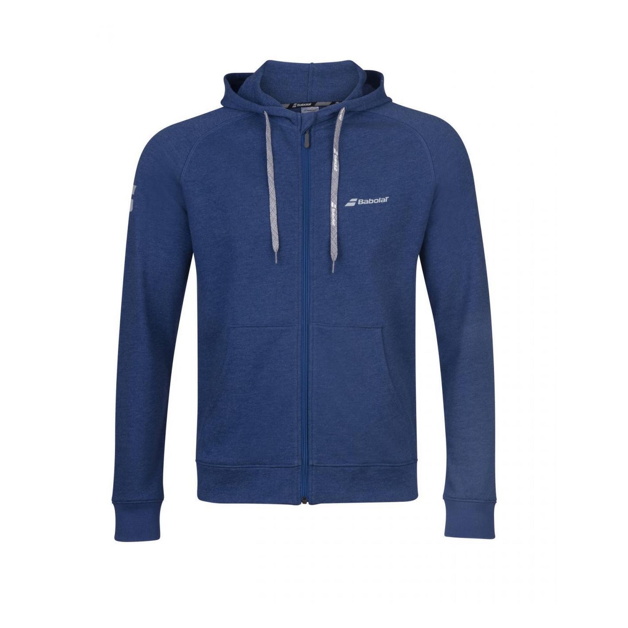 Bluza tenisowa męska Babolat Exercise Hood Jacket estate blue S 1/3