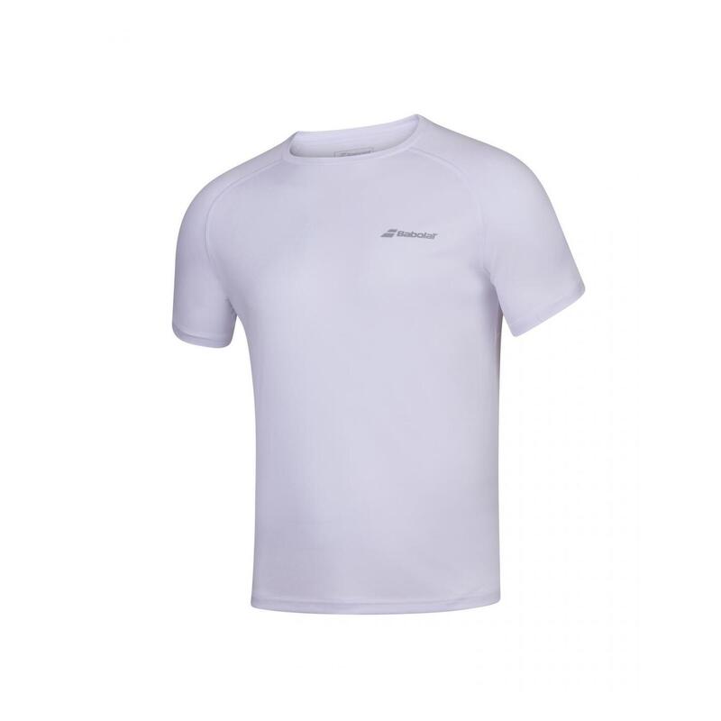 Koszulka chłopięca Babolat Play Crew Neck Tee white 128