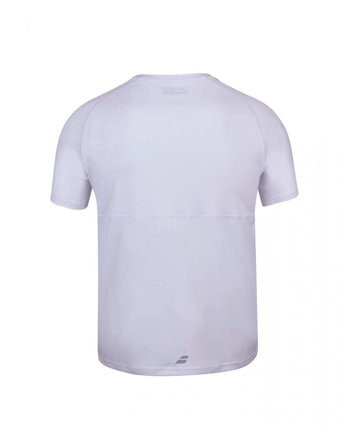 Koszulka chłopięca Babolat Play Crew Neck Tee white 140 2/3
