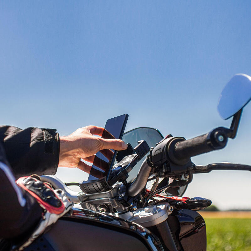 Soporte móvil para espejo retrovisor, bicicleta/motocicleta, negro -  Comprar online