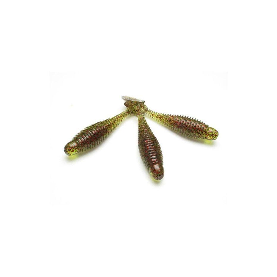 Lunker City - Leurre Souple Lunker City Grubster 7cm (watermelon Red Flake) - Leurre - Vert - Taille Unique - Decathlon