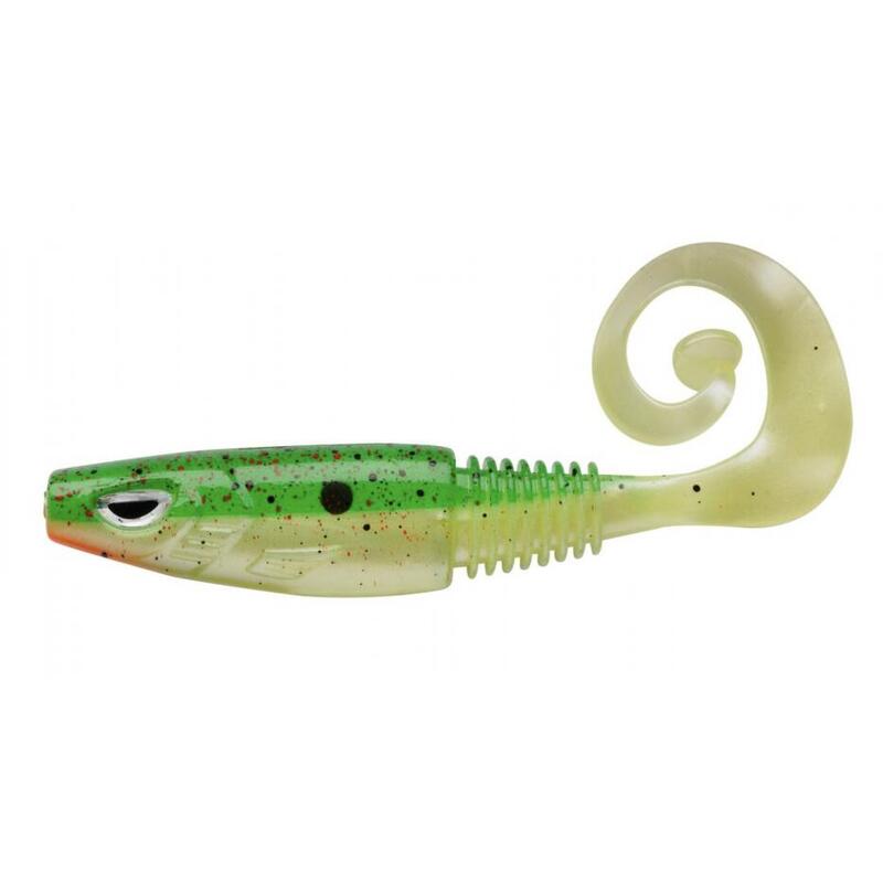 Leurre souple Berkley Sick Curl 12cm (Hot Firetiger)