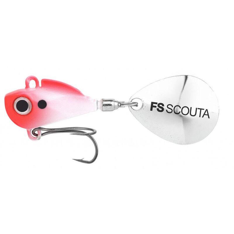 Tail Spinner Spro Freestyle Scouta Jig Spinner 10g (10g - 8 - Red Head)