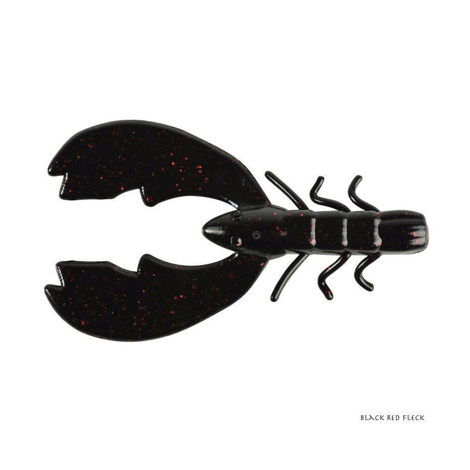 Berkley - Leurre Souple Berkley Powerbait Chigger Craw (7,5cm - Black Red Fleck) - Leurre Souple - Rouge - Taille Unique - Decathlon