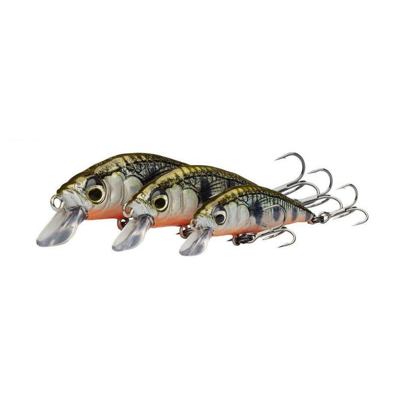 Poisson Nageur Savage Gear 3D sticklebait Twitch 5,5cm (Olive Smolt)