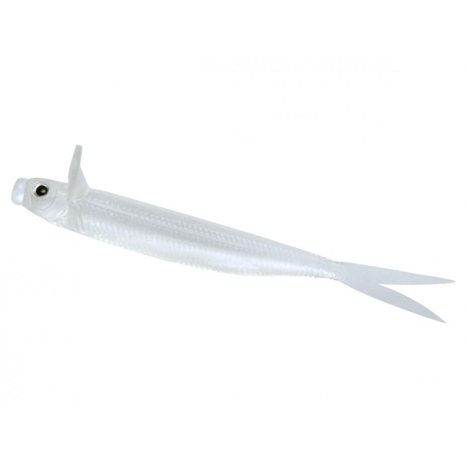 Señuelo Blando Deps Frilled Shad 12cm (32 - Clear Shad) 1/1