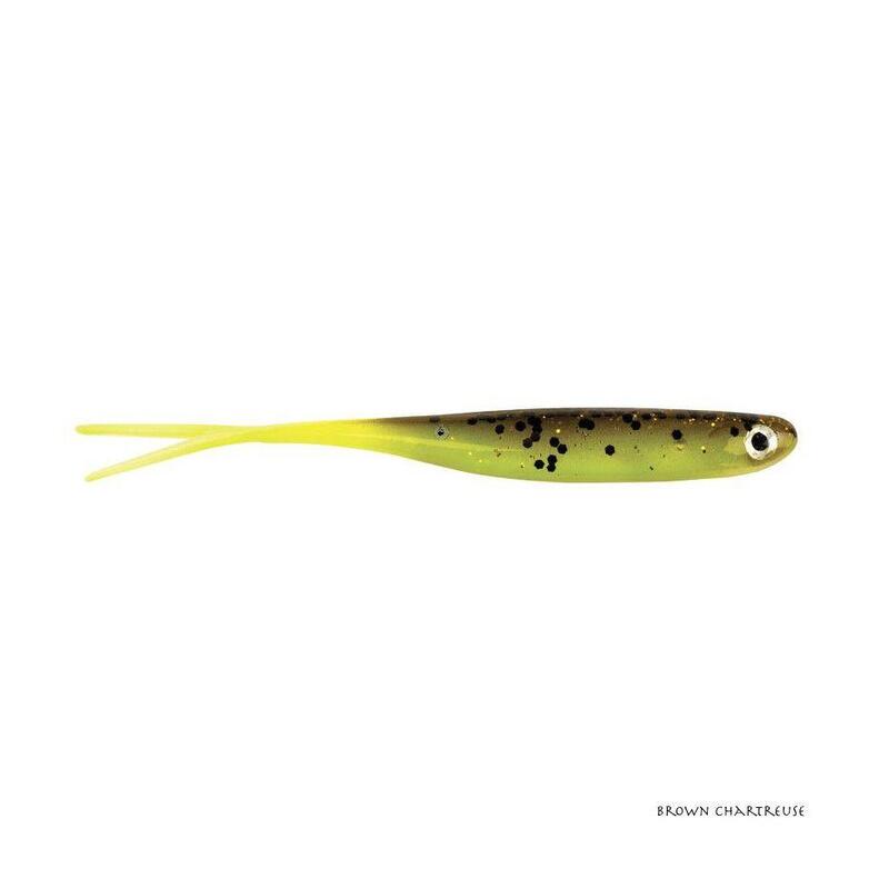 Leurre Souple Berkley Powerbait Sneakminnow (5 cm - Brown Chartreuse)