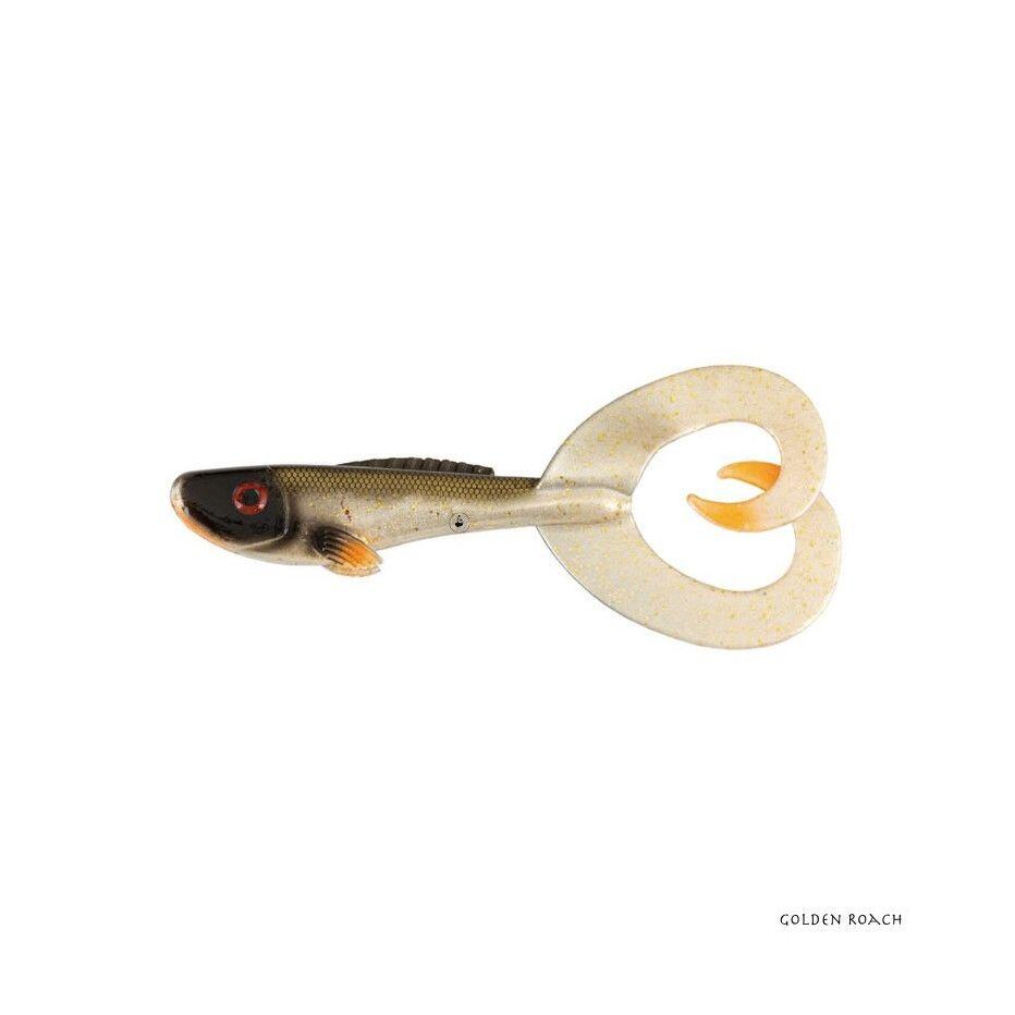 Abu Garcia - Leurre Souple Abu Garcia Beast Twin Tail (21cm - Golden Roach) - Leurre Souple - Jaune - Taille Unique - Decathlon