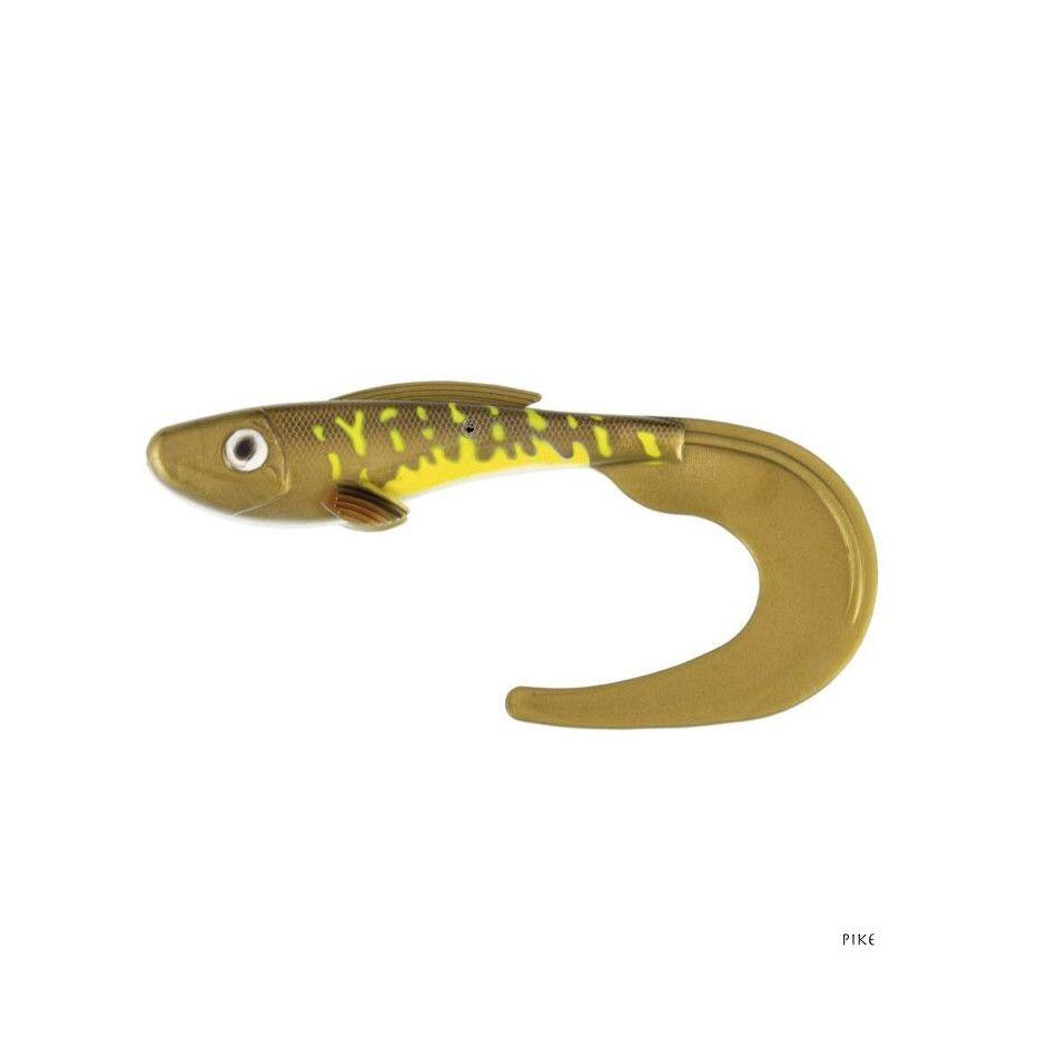 Abu Garcia - Leurre Souple Abu Garcia Beast Curl Tail (17cm - Pike) - Leurre Souple - Vert - Taille Unique - Decathlon