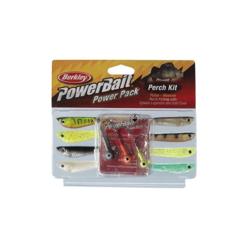 Kit Berkley Powerbait Perch Pulse Minnow Pro Pack