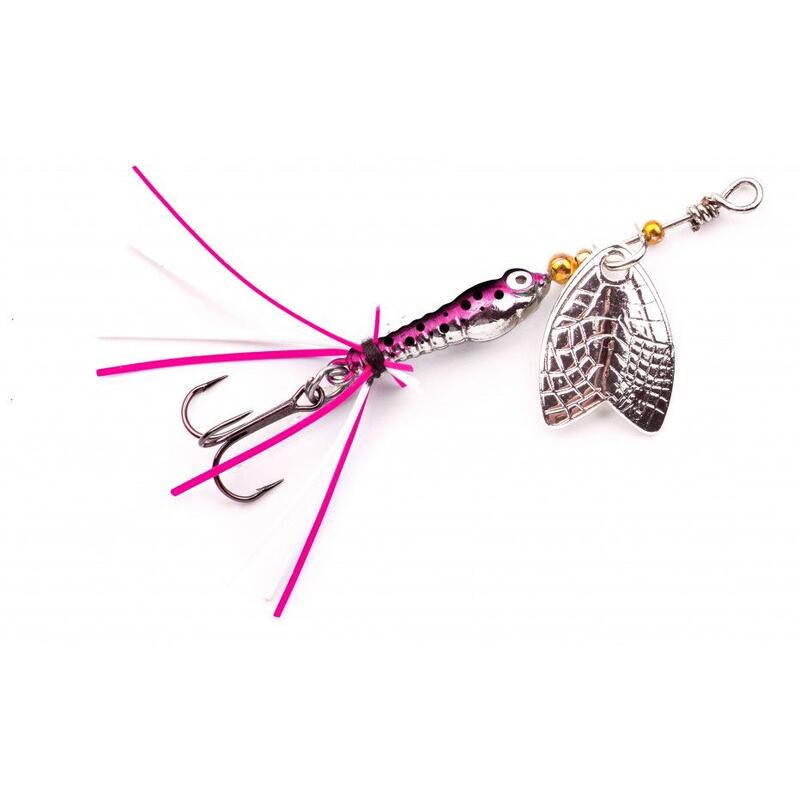 Cuiller Tournante Spro Larva Mayfly Micro Spinner 4g (Rainbow Trout)