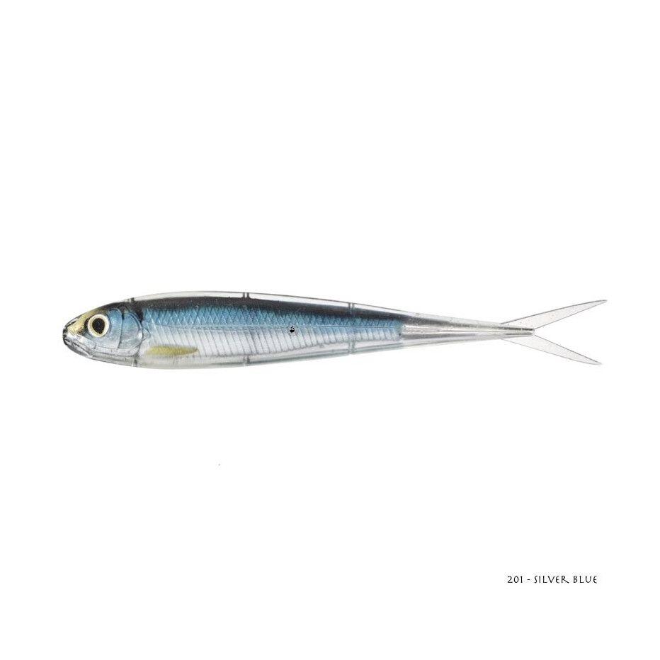 Leurre Souple Live Target Twitch Minnow 115mm (201 - Silver Blue) 2/3