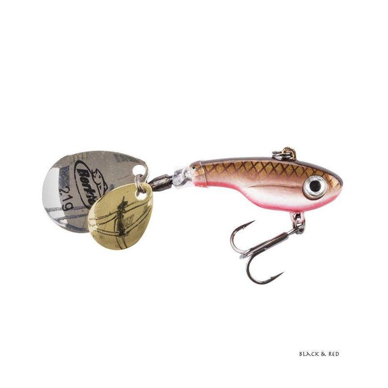 Tail Spinner Berkley Pulse Spintail (14g - Black & Red)