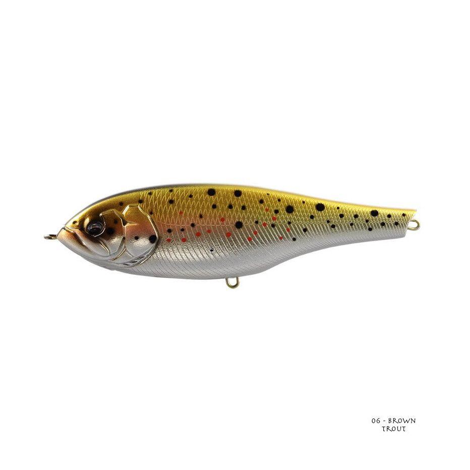 Babyface - Jerkbait Babyface Jb150-s Couleur :brown Trout - Poisson Nageur - Marron - Taille Unique - Decathlon