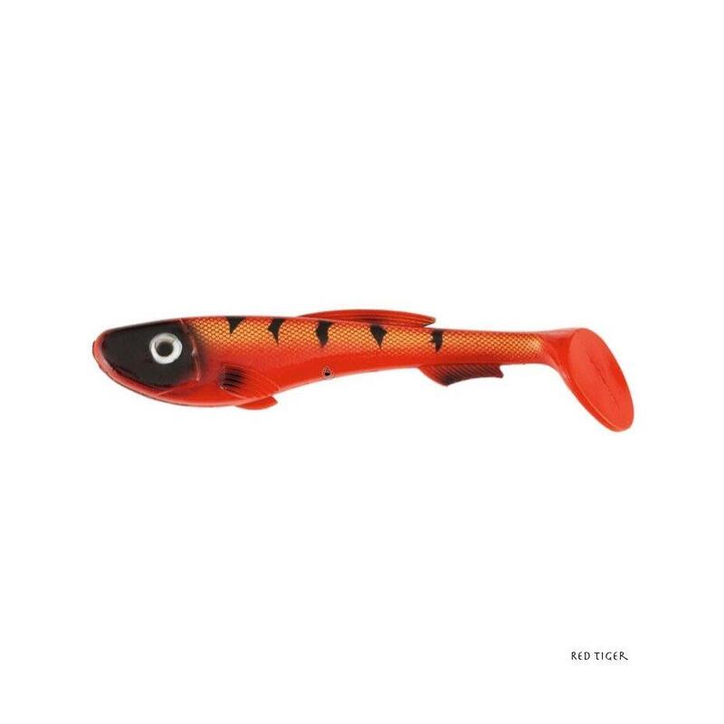 Leurre Souple Abu Garcia Beast Paddle Tail (17cm - Red Tiger)