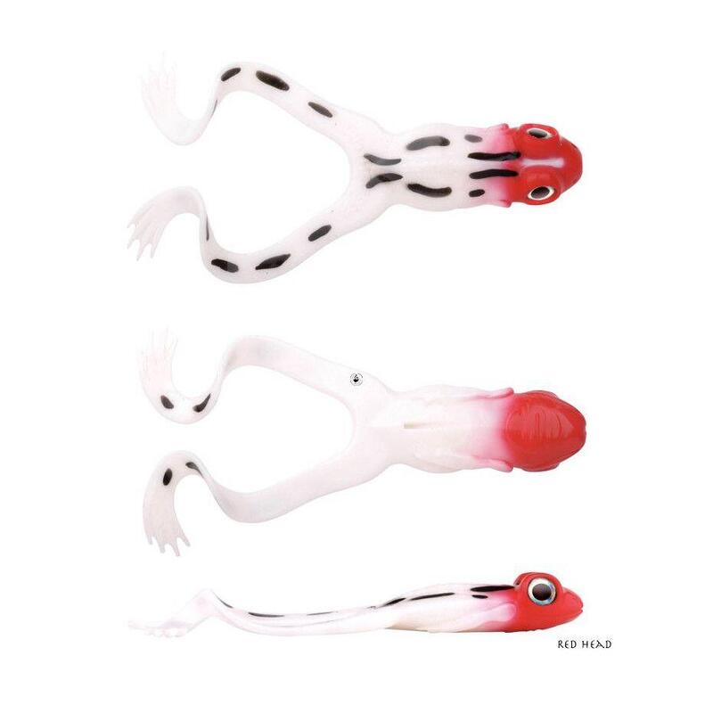 Leurre souple Spro Iris The Frog 10cm (Red Head)