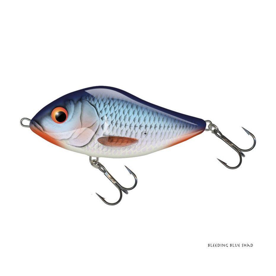 SALMO Salmo Slider Sinking 12cm Bleeding Blue Shad - Roofvis Jerkbaits