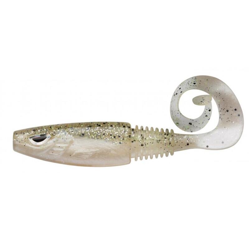 Leurre souple Berkley Sick Curl 12cm (Salt & Pepper)