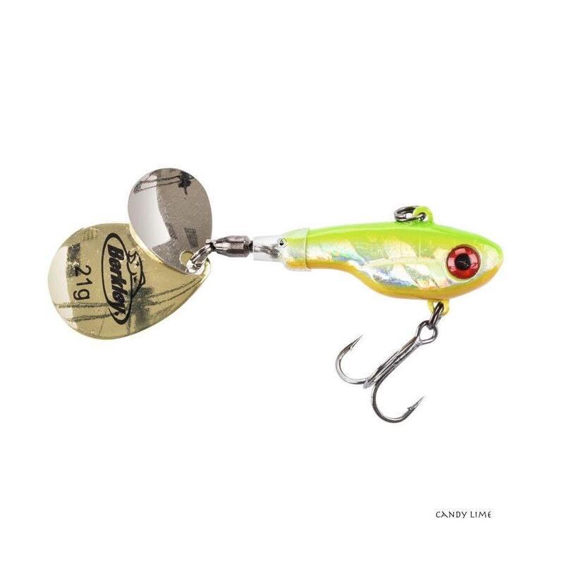 Cola Spinner Berkley Pulse Spintail (14g - Candy Lime)