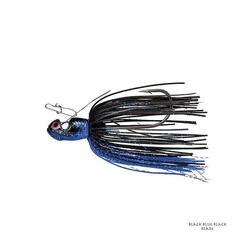 Leurre Chatterbait Booyah Melee (14g - Black Blue Black Blade)