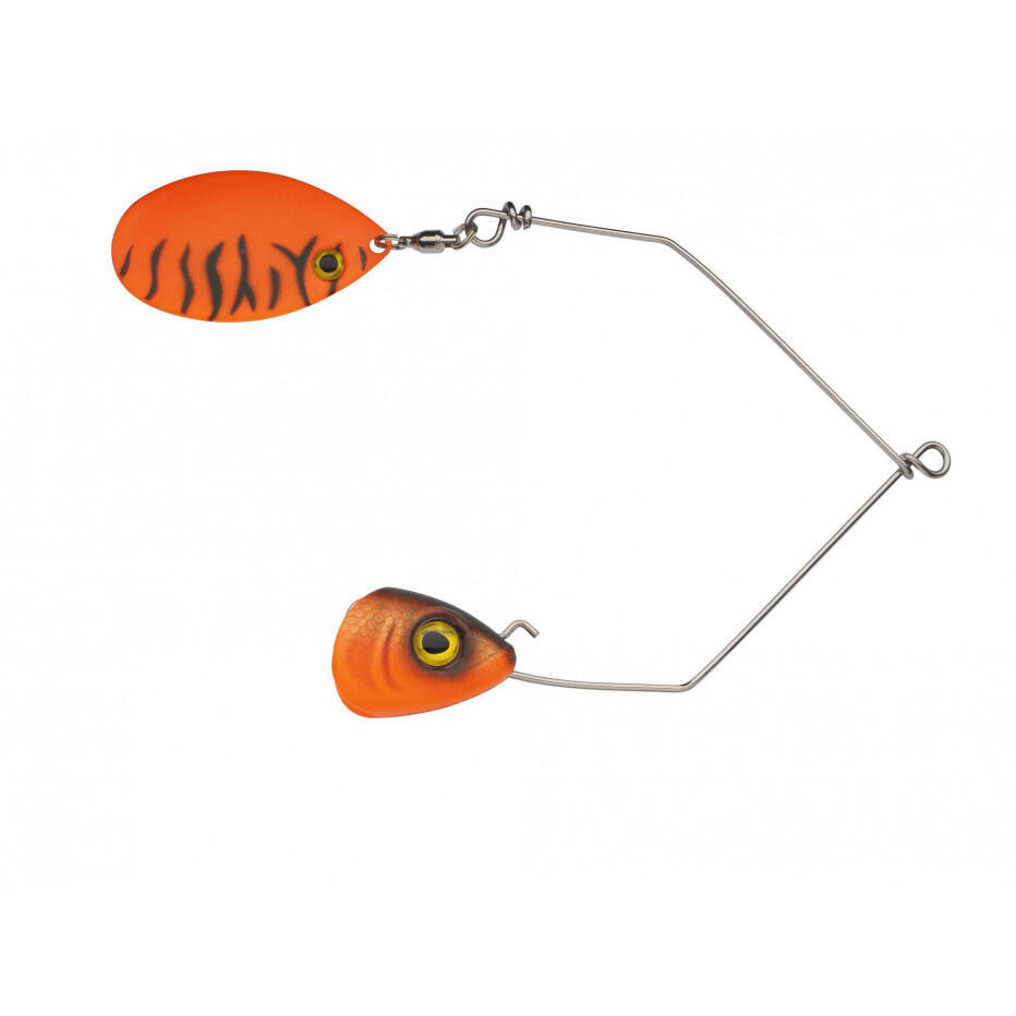 Abu Garcia - Système Spinnerbait Abu Garcia Svartzonker Spinhead 45g (45g - Red Tiger) - Leurre Souple - Rouge - Taille Unique - Decathlon
