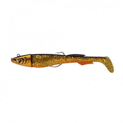 Leurre Souple Berkley Powerbait Power Sardine 12cm (Gold Motoroil)