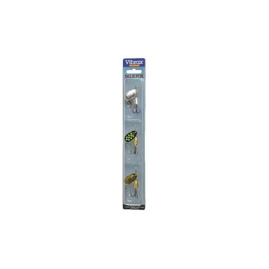Kit Cuillers Vibrax 2 Blue Fox