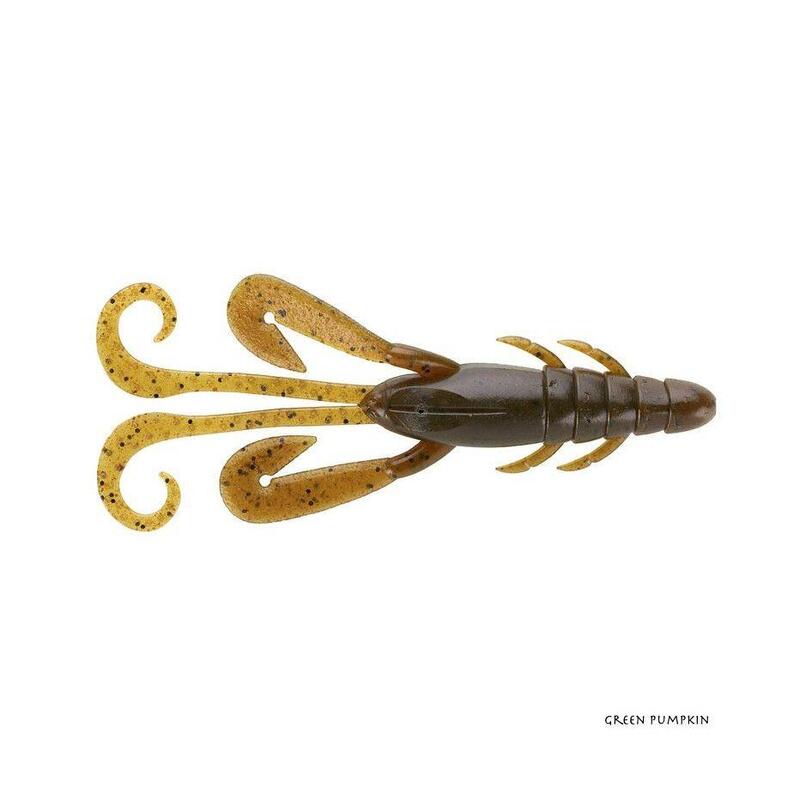 Leurre Souple Daiwa Prorex Craw 11,25cm (Green Pumpkin)