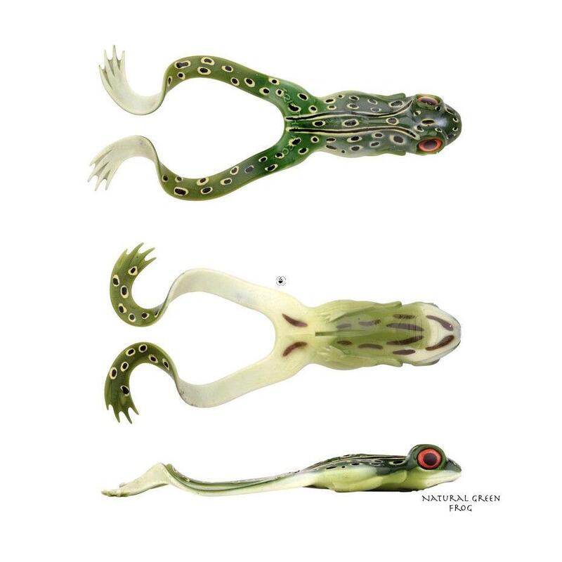Leurre souple Spro Iris The Frog 10cm (Natural Green Frog)