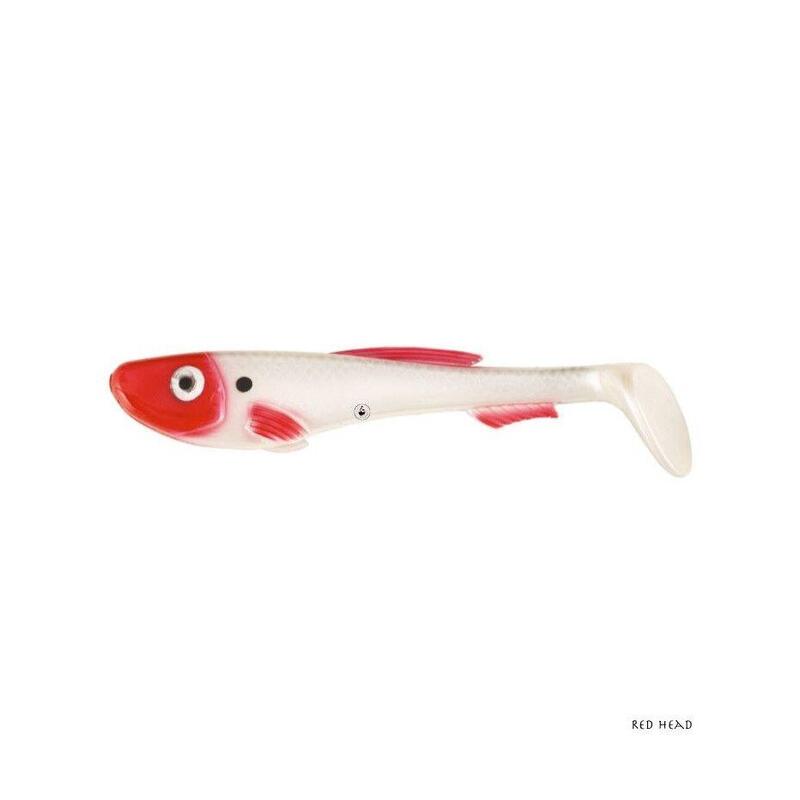 Leurre Souple Abu Garcia Beast Paddle Tail (21cm - Red Head)