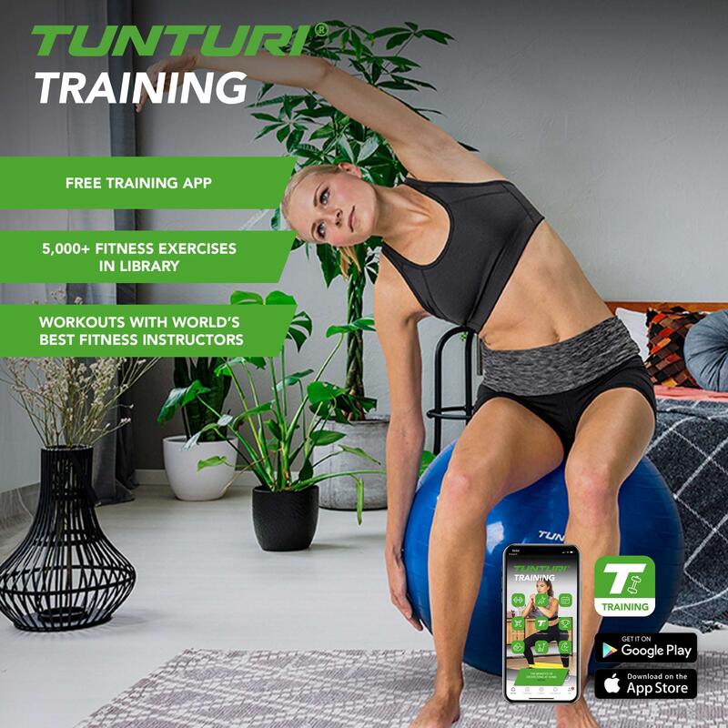 Fitnessbal - Gymball - Swiss ball - Incl. pomp - Zilver