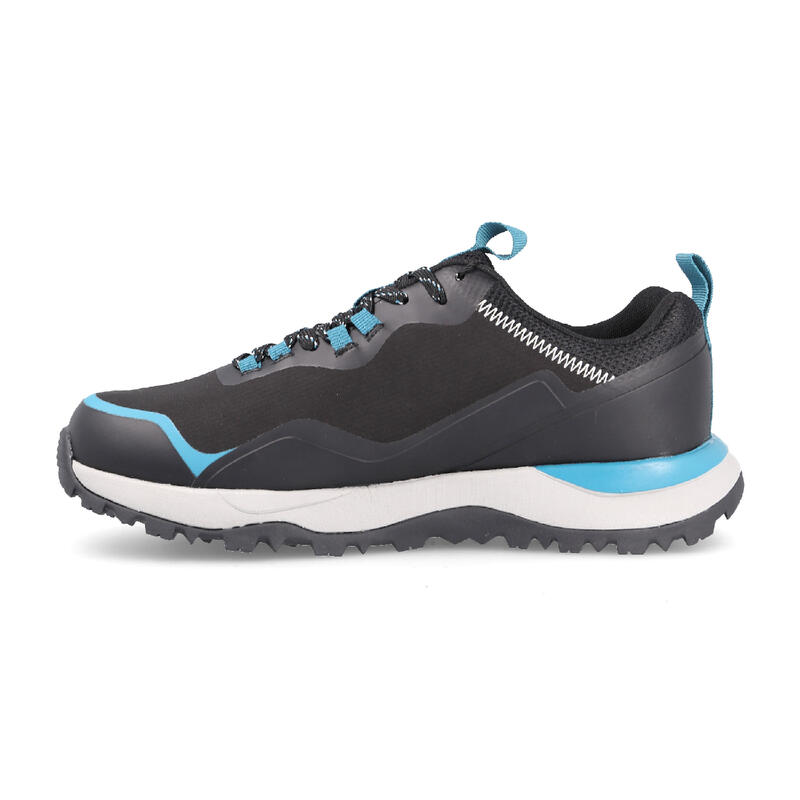 Zapatilla trekking con cordones hombre Bronchales negro