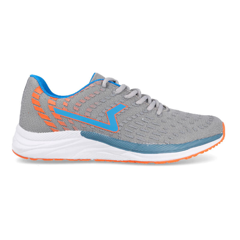 Deportivo running con cordones hombre Somiedo gris