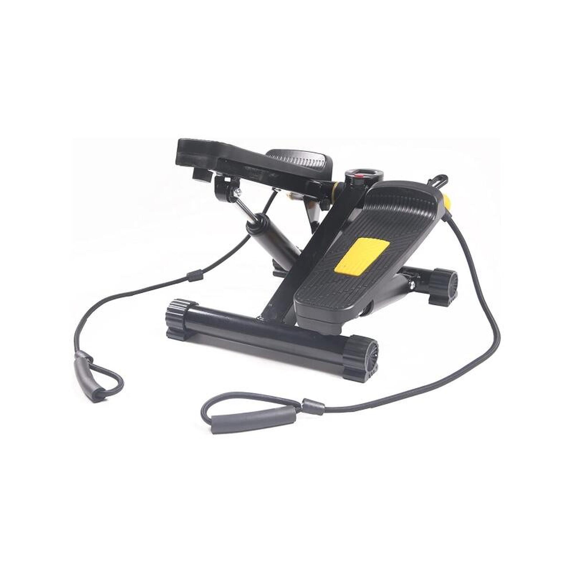 Stepper FitTronic S110, afisaj, corzi elastice pentru antrenamentul bratelor