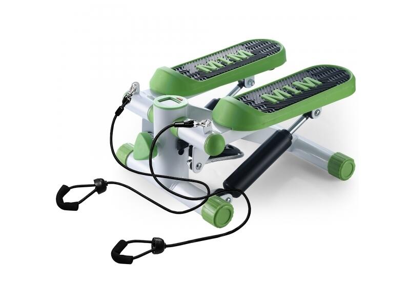Stepper FitTronic S120, afisaj, corzi elastice pentru antrenamentul bratelor