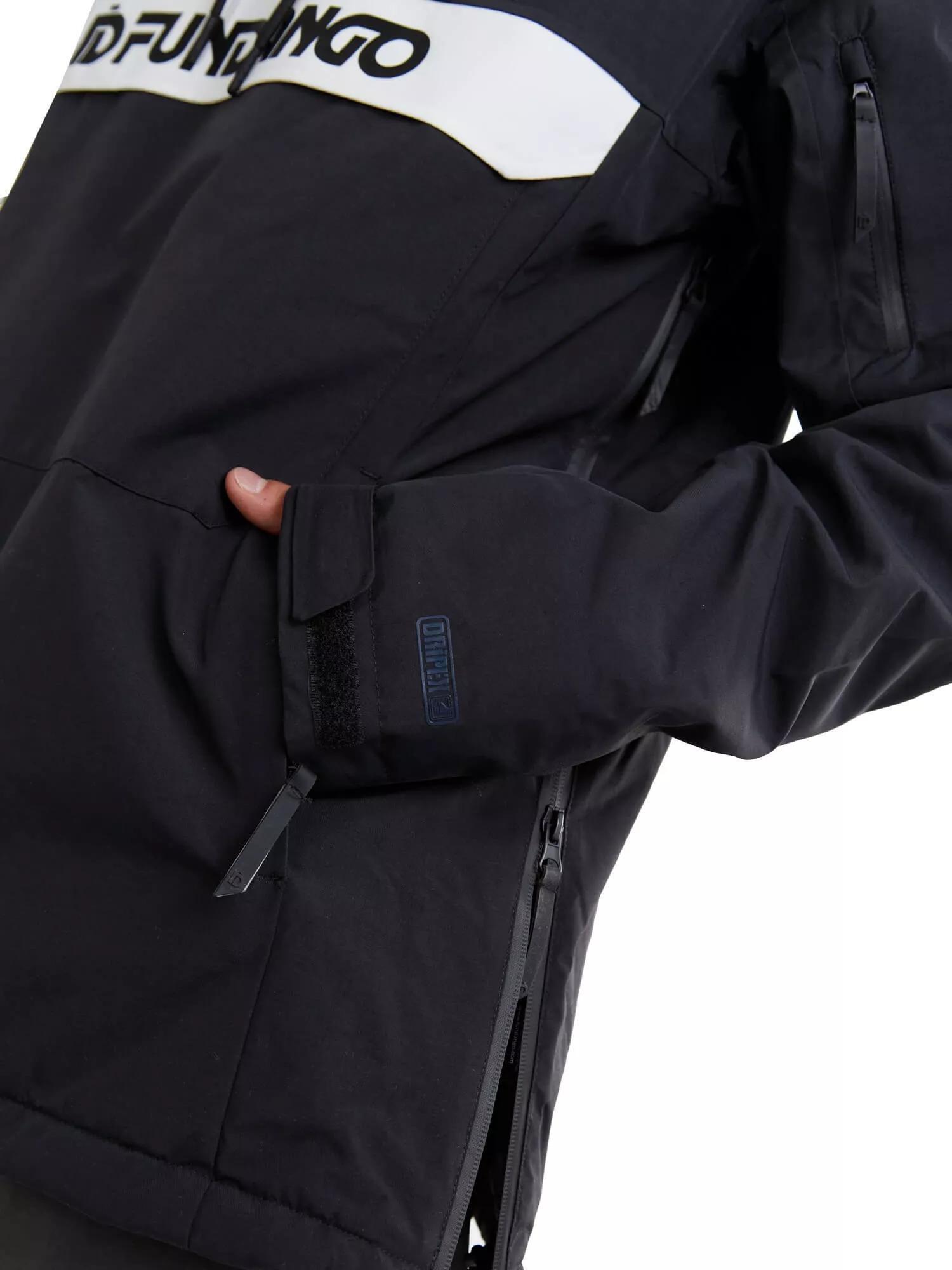Skijacke Burnaby Logo Anorak Herren - Schwarz 5/7