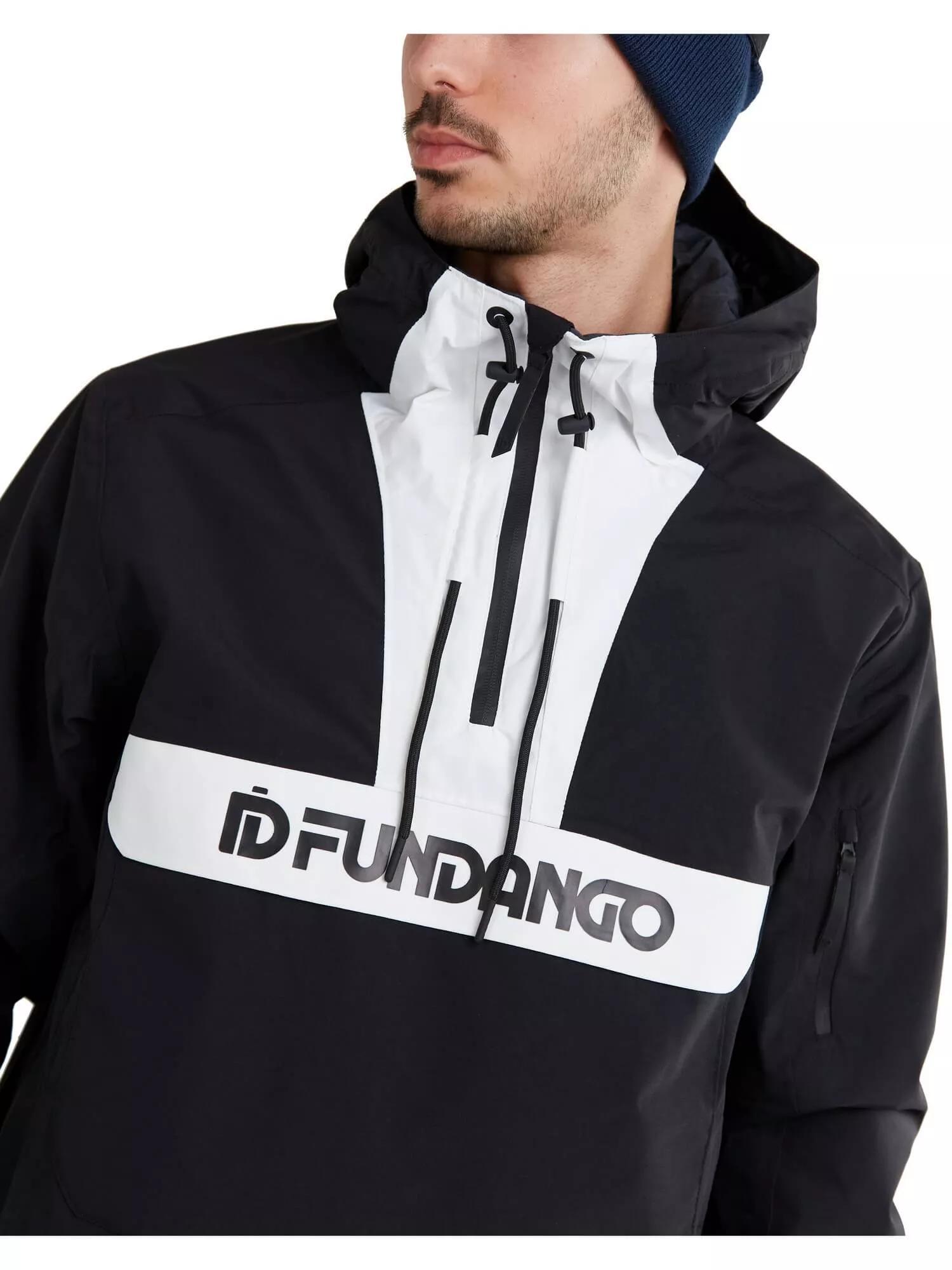 Skijacke Burnaby Logo Anorak Herren - Schwarz 4/7