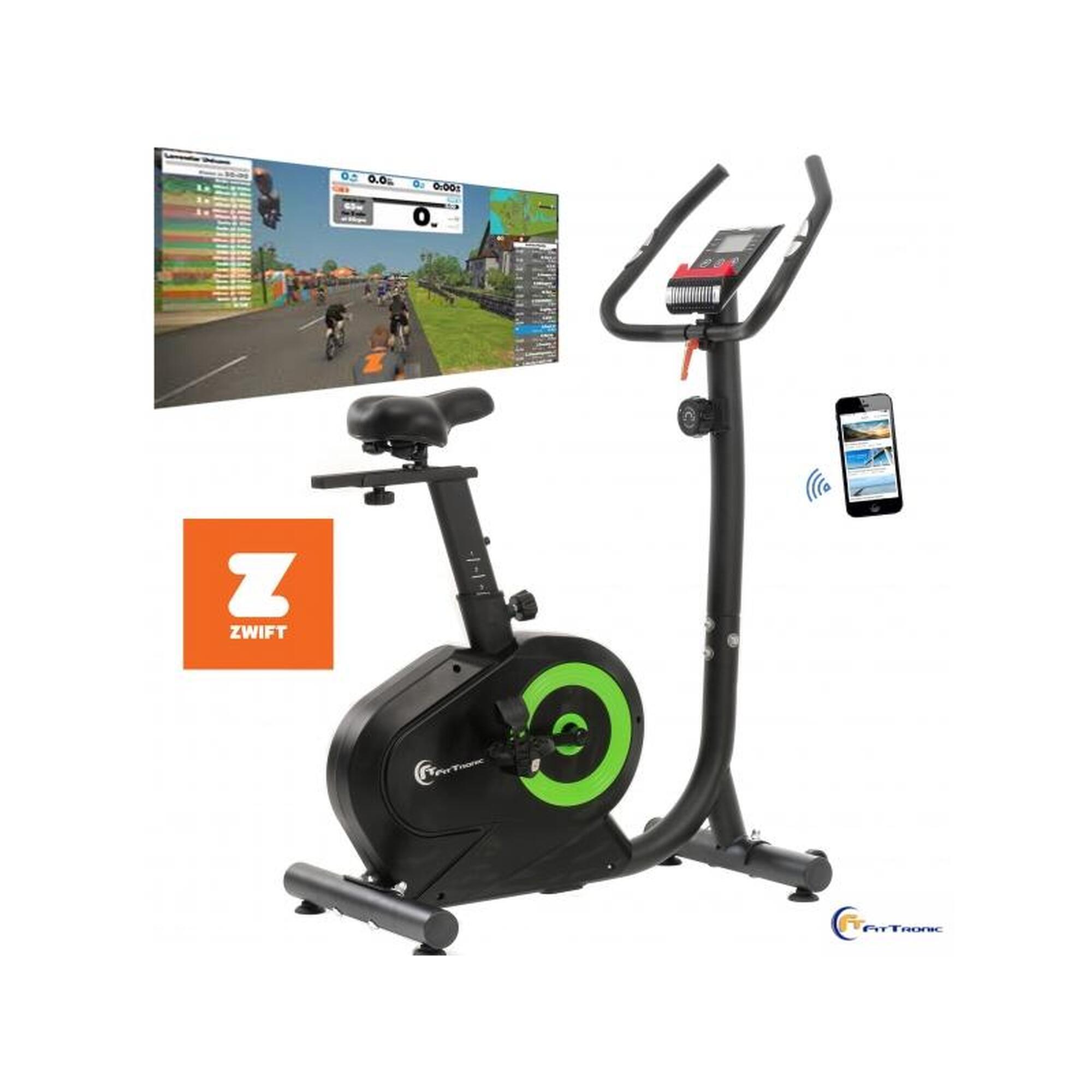 Bicicleta magnetica FitTronic MB5000, Kinomap, Zwift si Z-sport