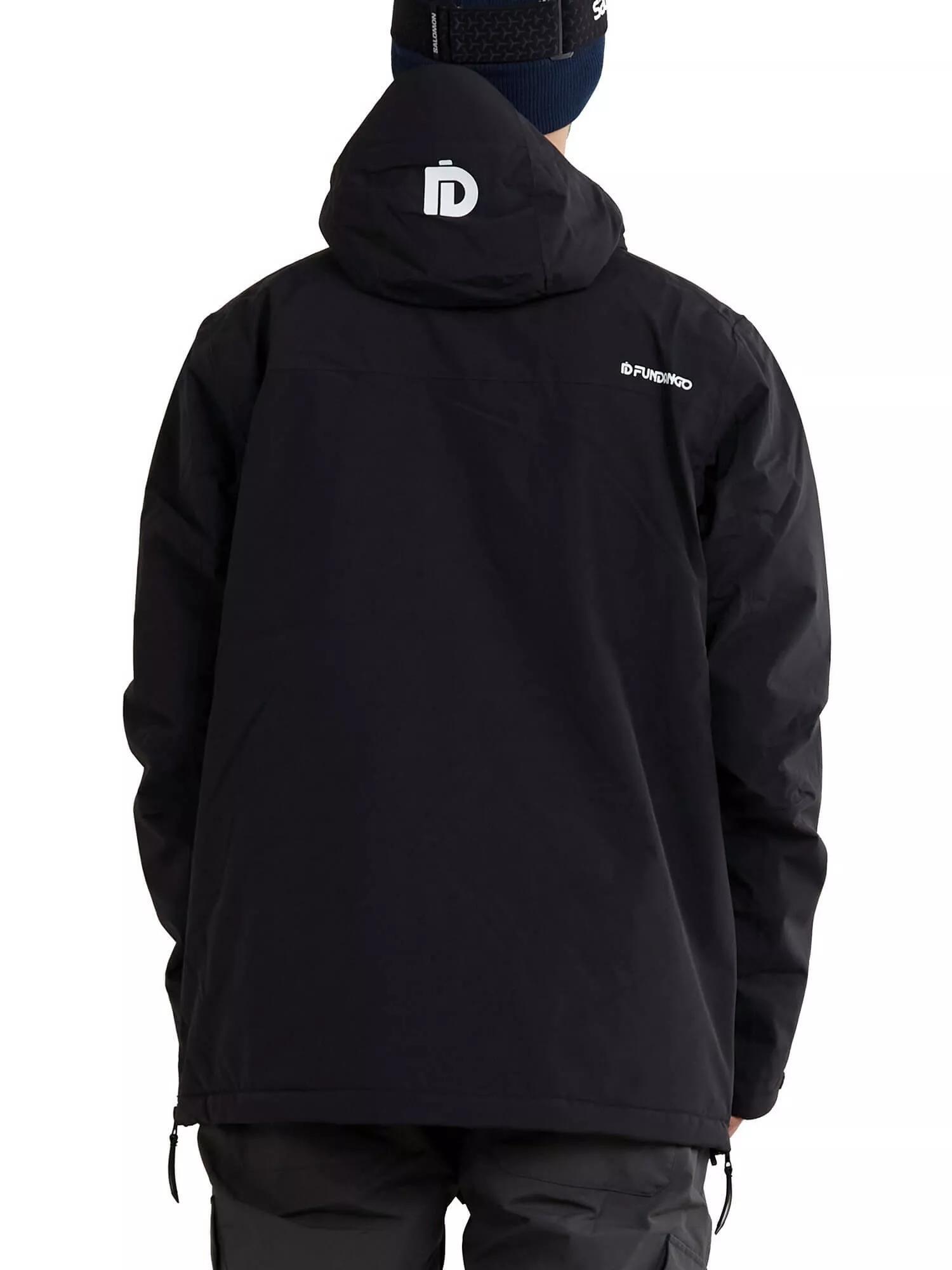 Skijacke Burnaby Logo Anorak Herren - Schwarz 2/7