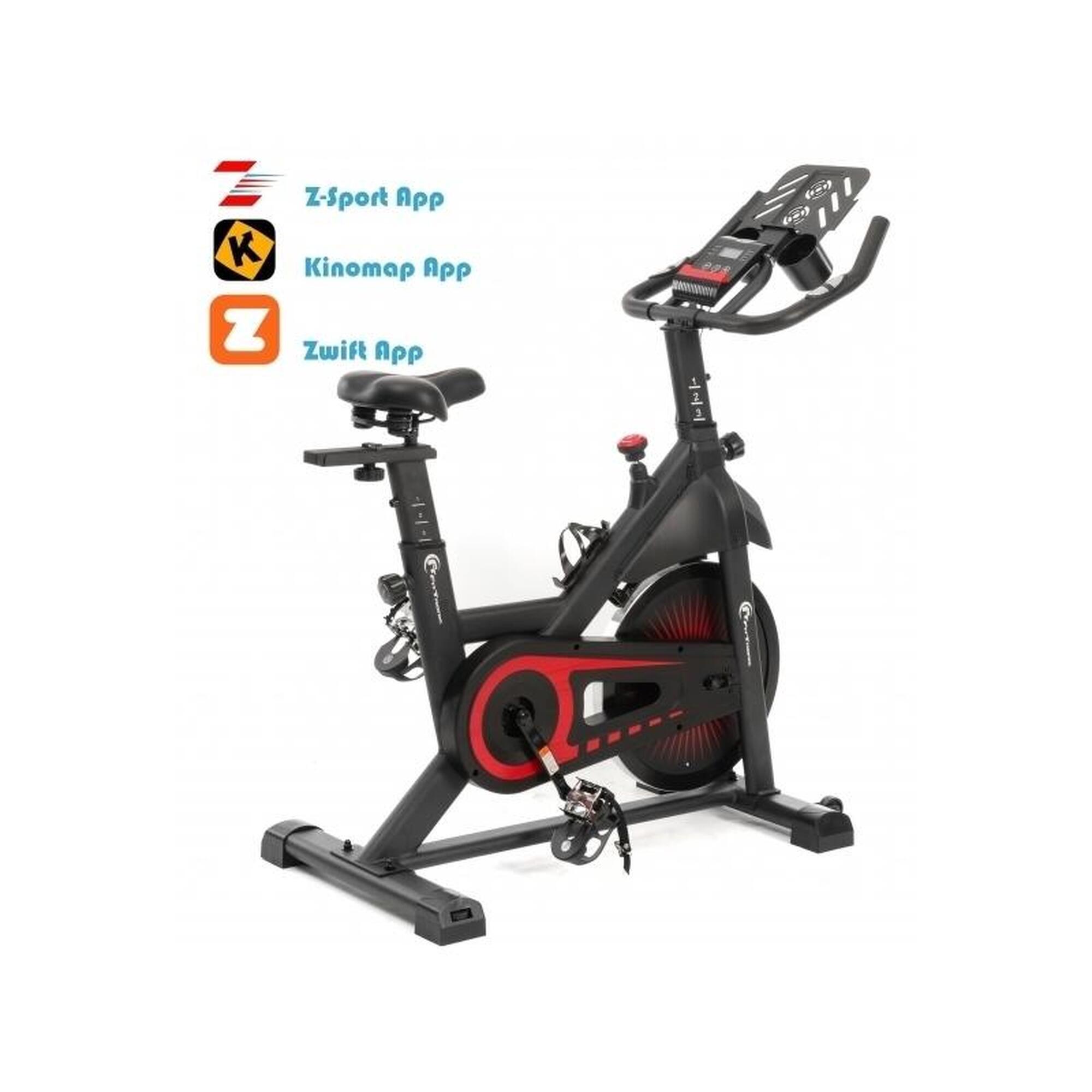 Bicicleta indoor cycling FitTronic SB8000, Kinomap, Zwift, z-sport