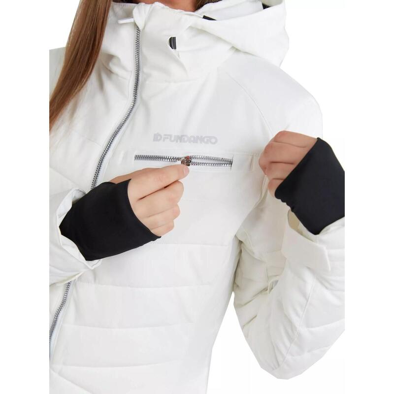 Geaca de schi Punch Padded Jacket - alb femei