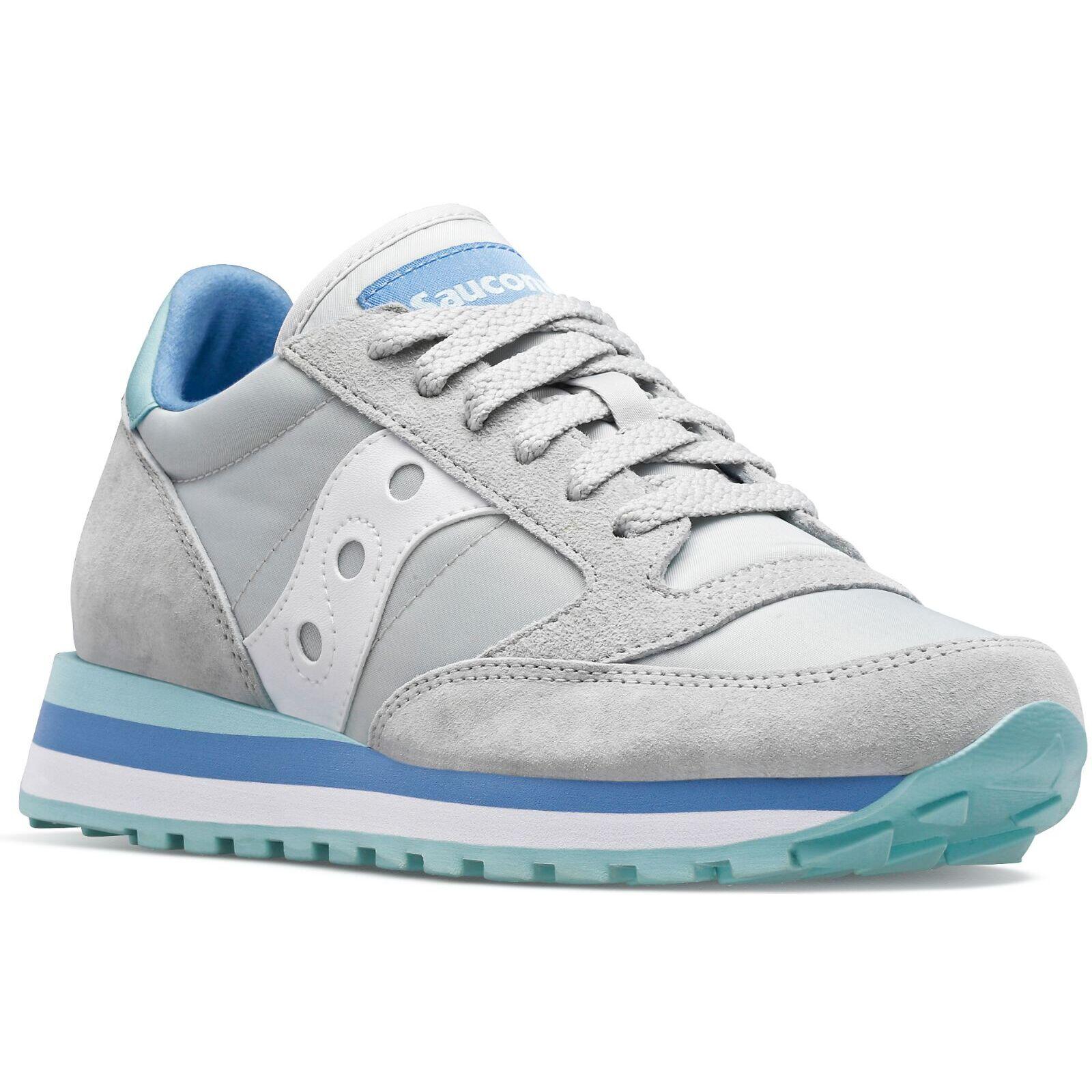 Saucony - Chaussures Femme Saucony Jazz Triple - Baskets - Bleu|gris - 37 - Decathlon