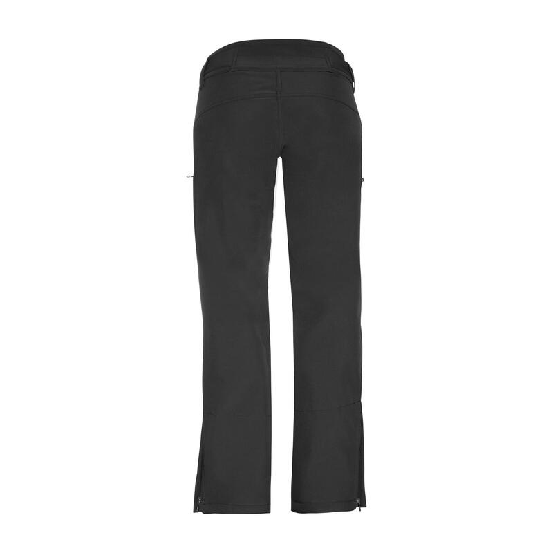 W Lole Softshell Pant - Broek - 290 true black - dames - Pisteskiën