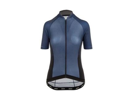 Maillot Cyclisme Respirant Femme - Sprinter Coldblack Bleu Marine