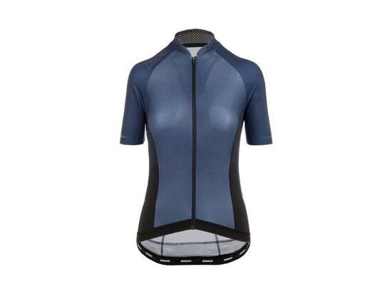 Maillot Cyclisme Respirant Femme - Sprinter Coldblack Bleu Marine