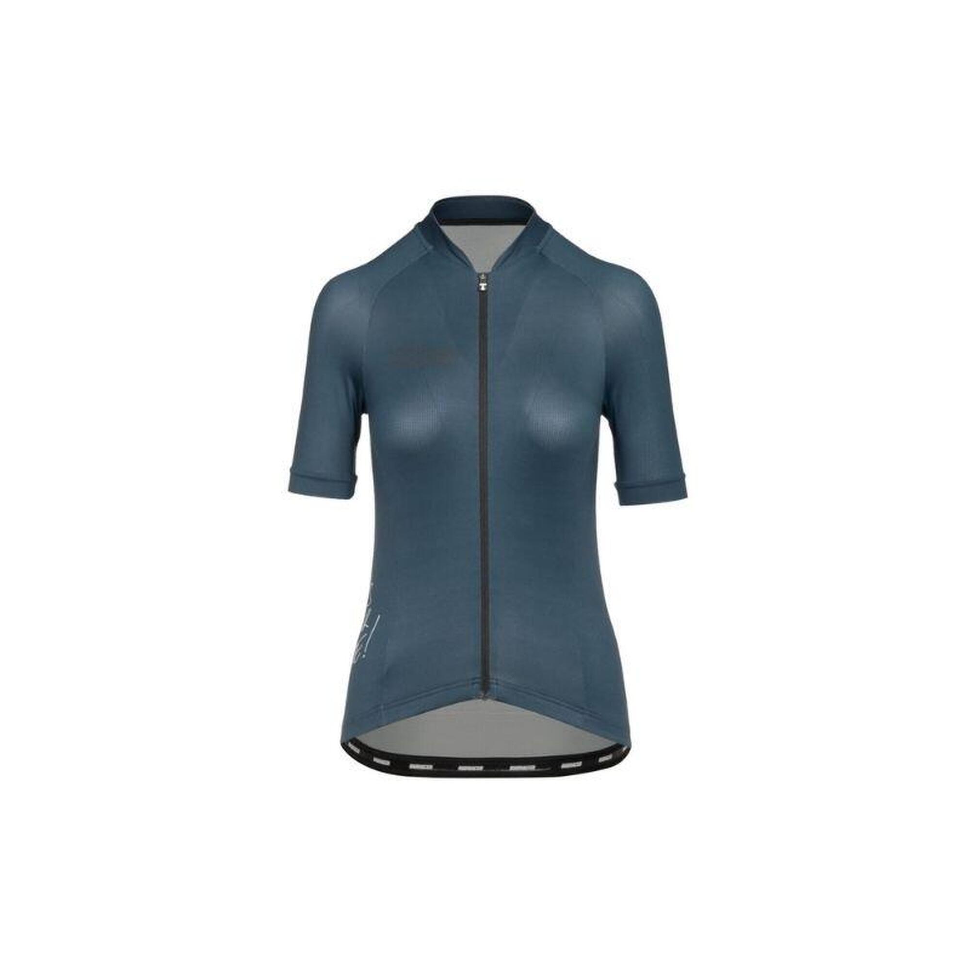 Bioracer - Maillot Cyclisme Respirant Femme - Icon Metalix Pétrole - Maillot Manches Courtes - Bleu|turquoise - 42 M/l - Decathlon