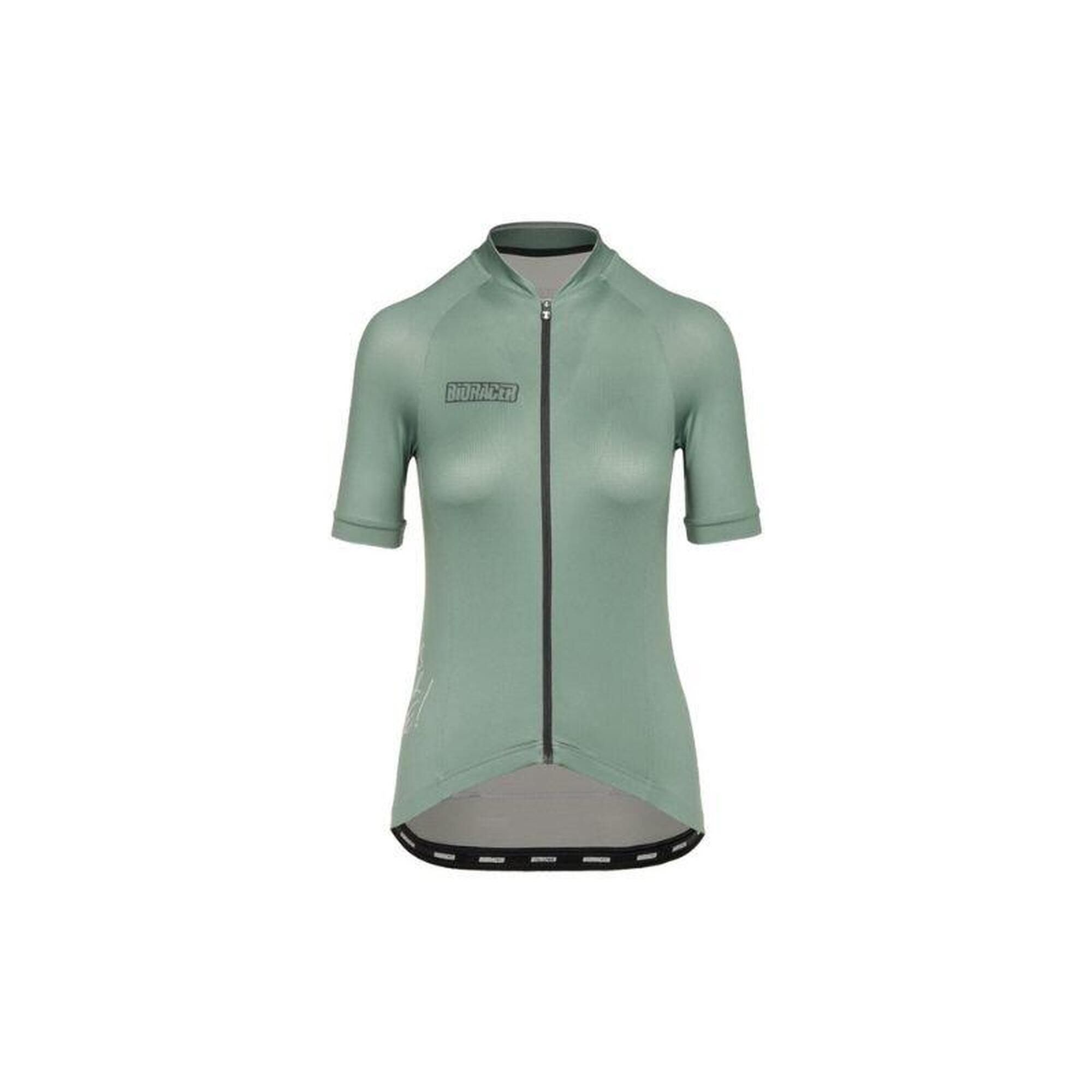 Bioracer - Maillot Cyclisme Respirant Femme - Icon Metalix Vert - Maillot Manches Courtes - Vert - 48 Xl - Decathlon