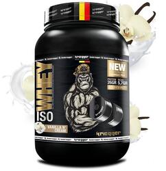 Isolate Protéine Whey véritable goût vanille et crème 908Gr