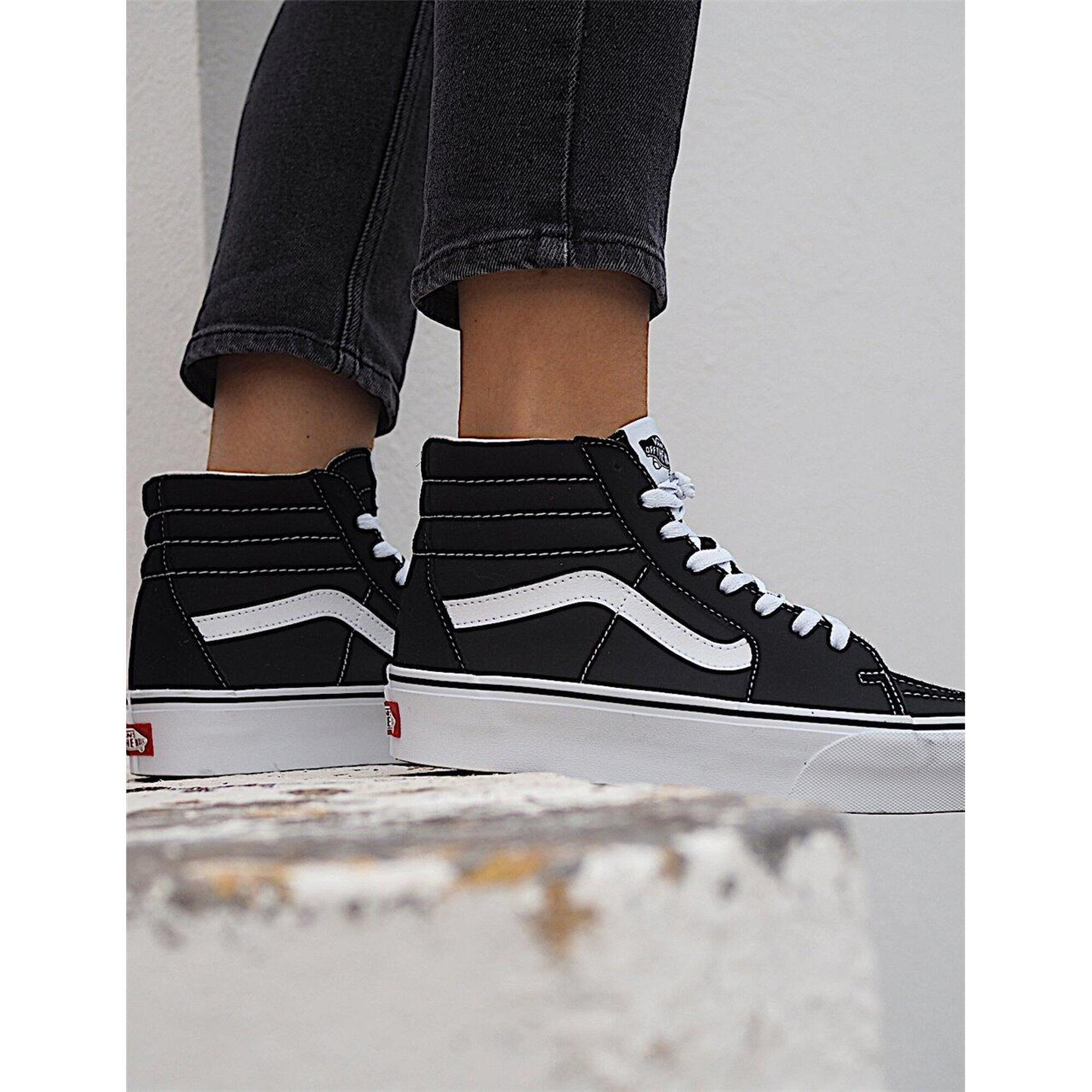Vans - Chaussures Montantes À Lacets À Plateforme Pour Femme Sk8-hi - Chaussures De Sport - Noir - 38 - Decathlon