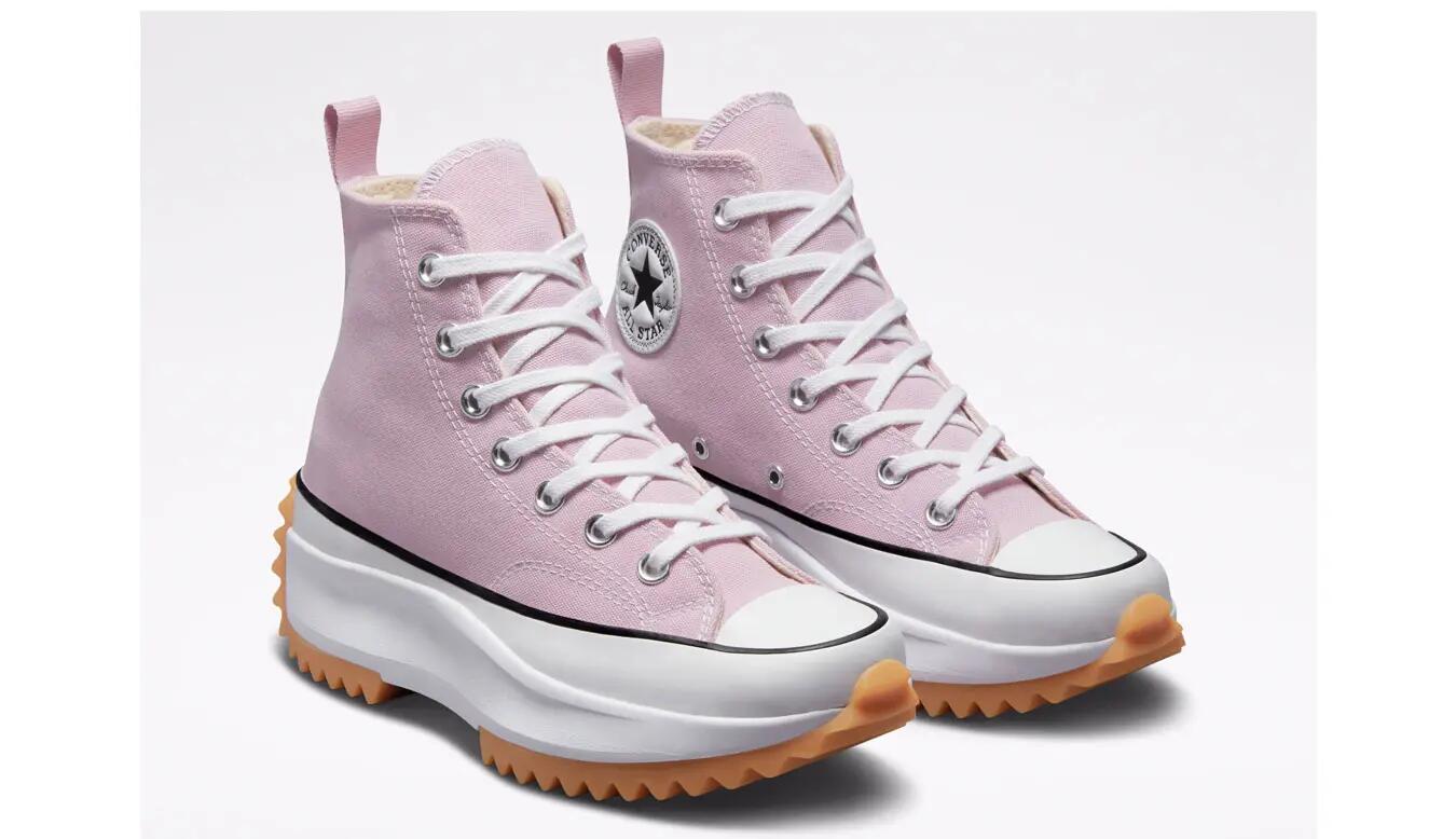 Converse Run Star Hike Hi Pink Himalayan Salt 2/4